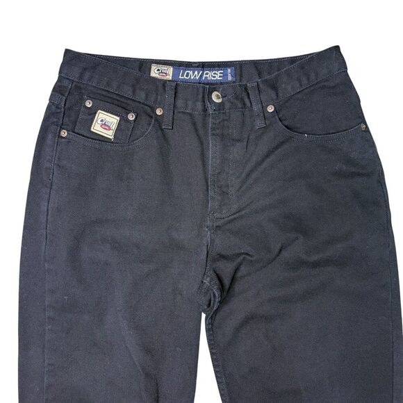 Cruel Girls Low Rise Relaxed Fit Jeans Black Size 11 Long Jeweled Pockets - Picture 3 of 8